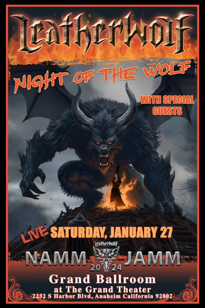 LEATHERWOLF Night of the Wolf Poster
